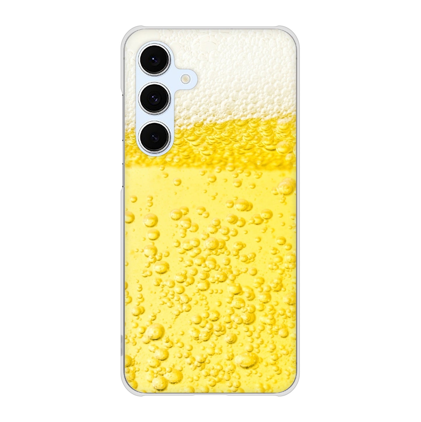 Galaxy S24 FE SCG30 au 高画質仕上げ 背面印刷 ハードケース生ビール