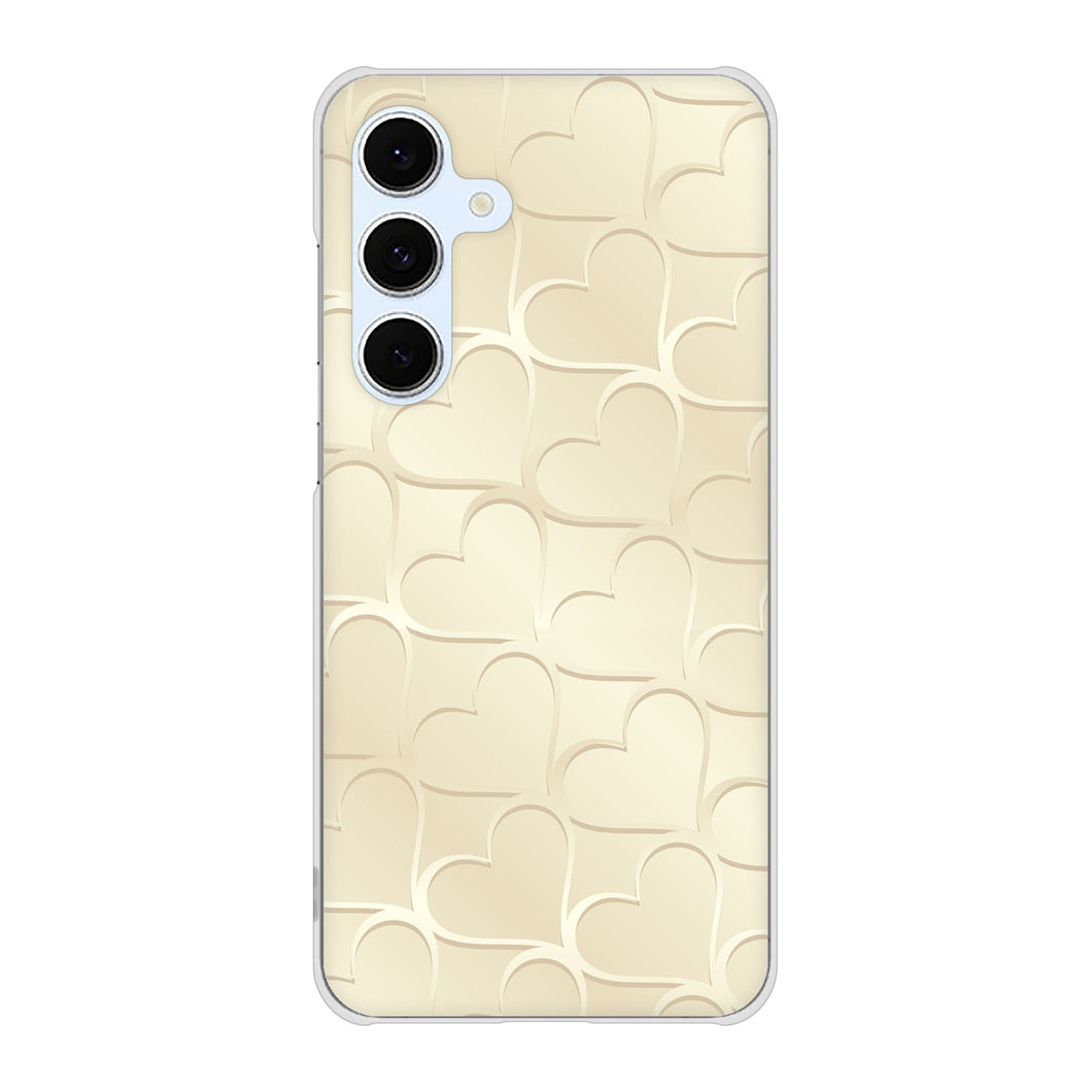 Galaxy S24 FE SCG30 au 高画質仕上げ 背面印刷 ハードケースかくれハート