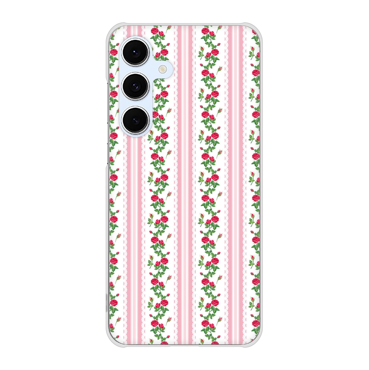 Galaxy S24 FE SCG30 au 高画質仕上げ 背面印刷 ハードケースイングリッシュガーデン