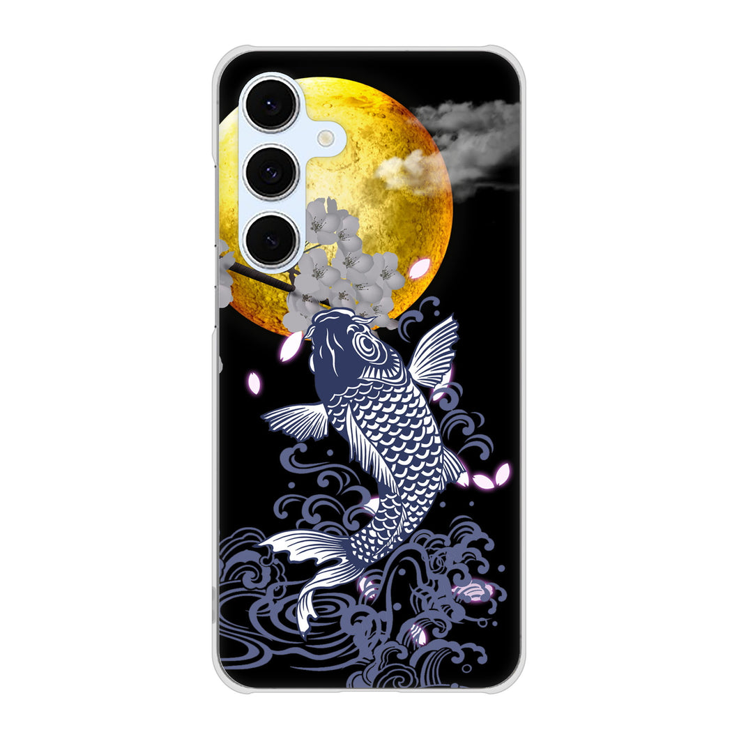 Galaxy S24 FE SCG30 au 高画質仕上げ 背面印刷 ハードケース鯉