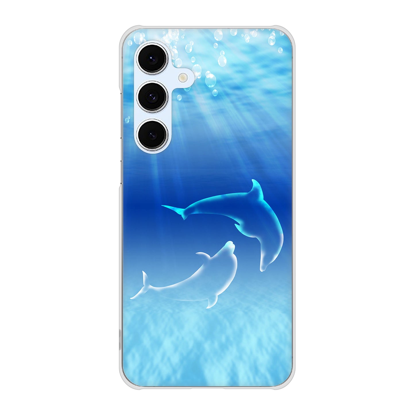 Galaxy S24 FE SCG30 au 高画質仕上げ 背面印刷 ハードケース海の守り神