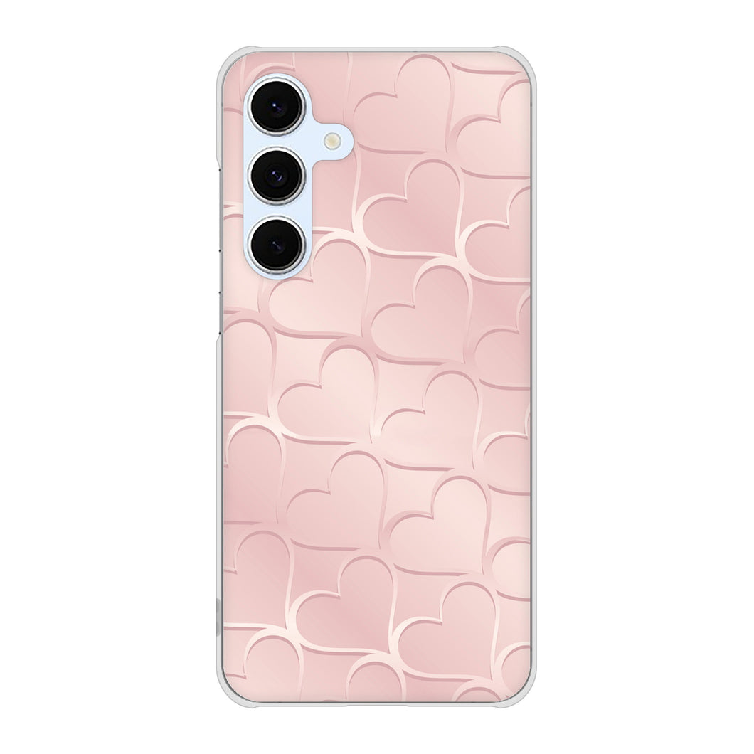 Galaxy S24 FE SCG30 au 高画質仕上げ 背面印刷 ハードケースかくれハート