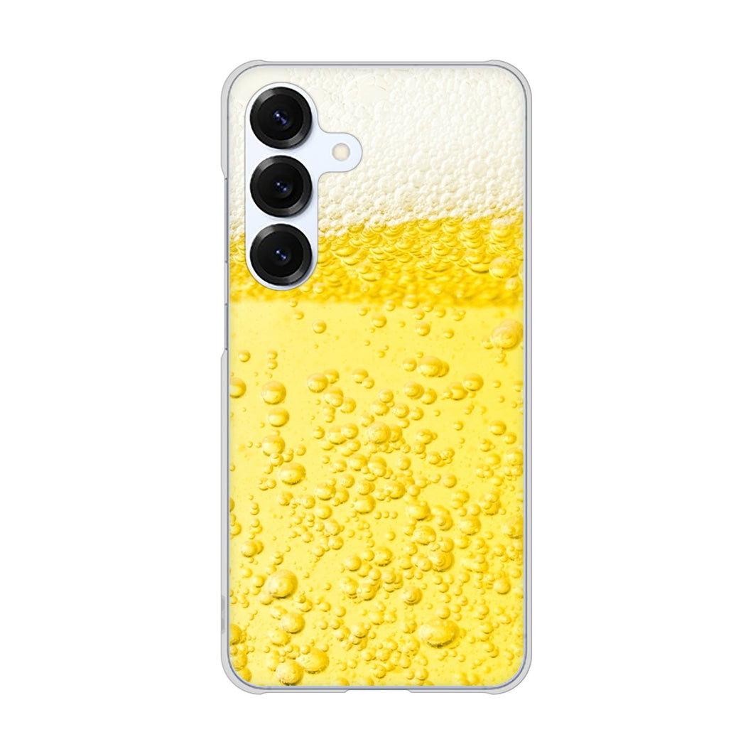 Galaxy S25 SCG31 au 高画質仕上げ 背面印刷 ハードケース生ビール