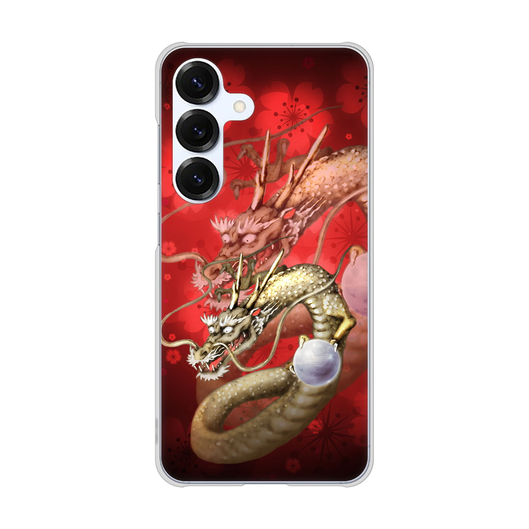 Galaxy S25 SCG31 au 高画質仕上げ 背面印刷 ハードケース龍