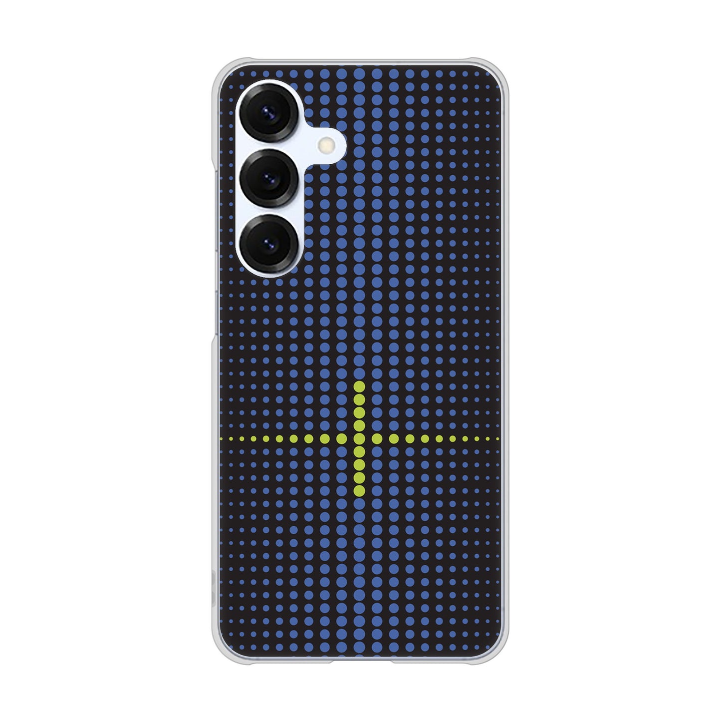 Galaxy S25 SCG31 au 高画質仕上げ 背面印刷 ハードケース 【IB907 グラデーションドット】