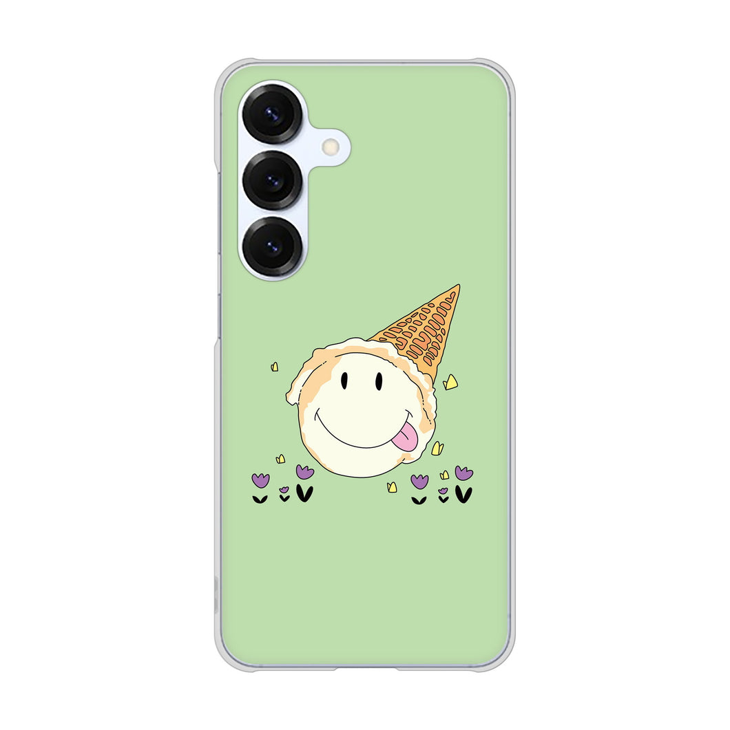 Galaxy S25 SCG31 au 高画質仕上げ 背面印刷 ハードケーススイーツイラスト