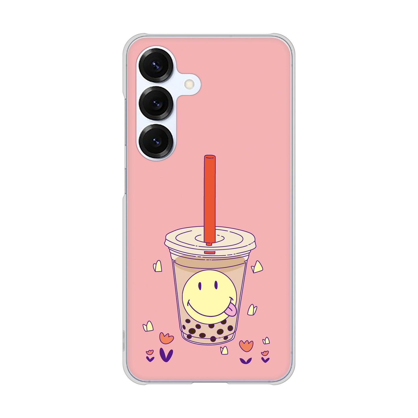 Galaxy S25 SCG31 au 高画質仕上げ 背面印刷 ハードケーススイーツイラスト