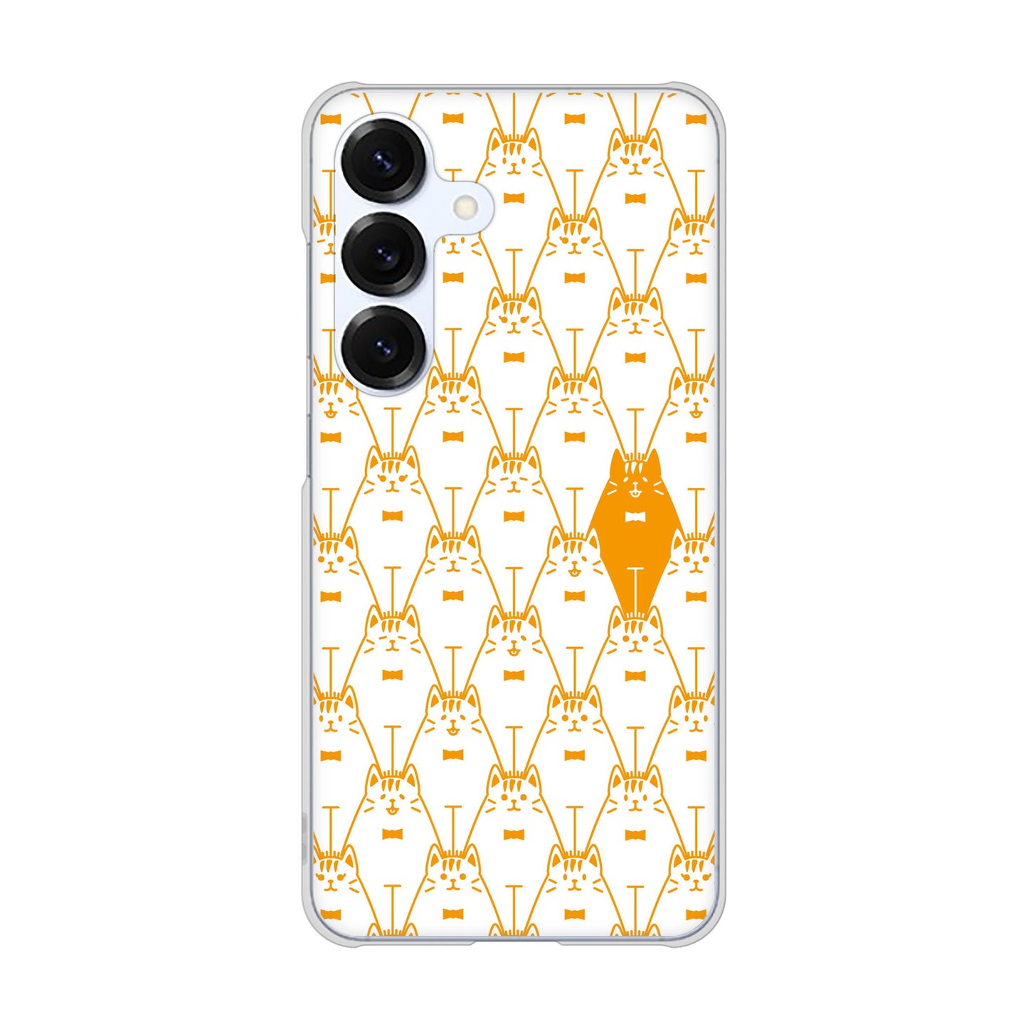 Galaxy S25 SCG31 au 高画質仕上げ 背面印刷 ハードケースパターンアニマル