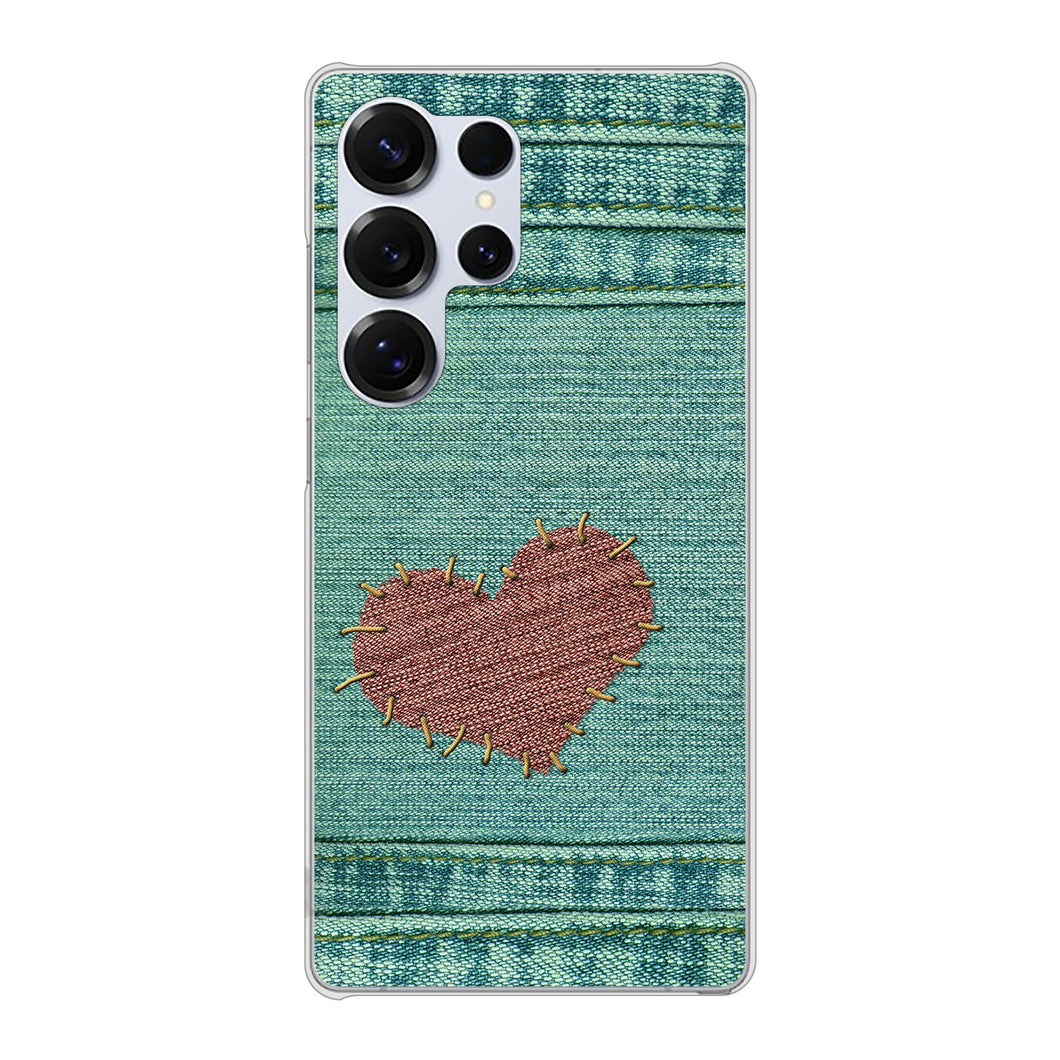 Galaxy S25 Ultra SCG32 au 高画質仕上げ 背面印刷 ハードケースビッグハート