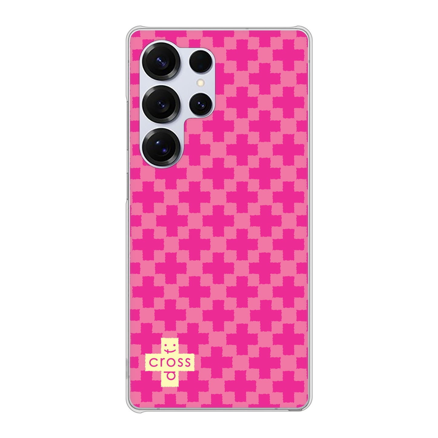 Galaxy S25 Ultra SCG32 au 高画質仕上げ 背面印刷 ハードケースクロスドット