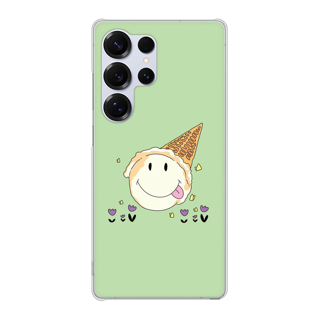 Galaxy S25 Ultra SCG32 au 高画質仕上げ 背面印刷 ハードケーススイーツイラスト