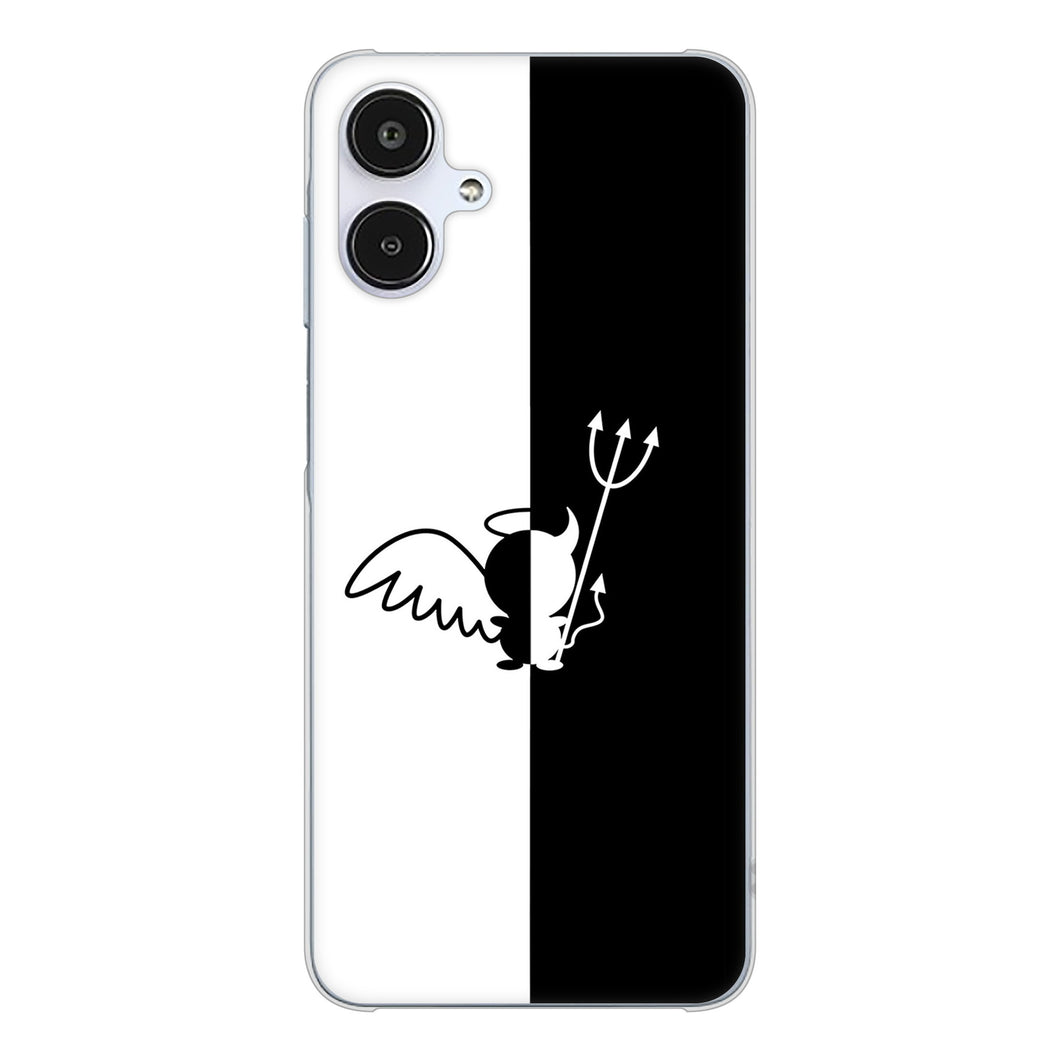 Galaxy A25 5G SCG33 au 高画質仕上げ 背面印刷 ハードケース 【027 ハーフデビット】