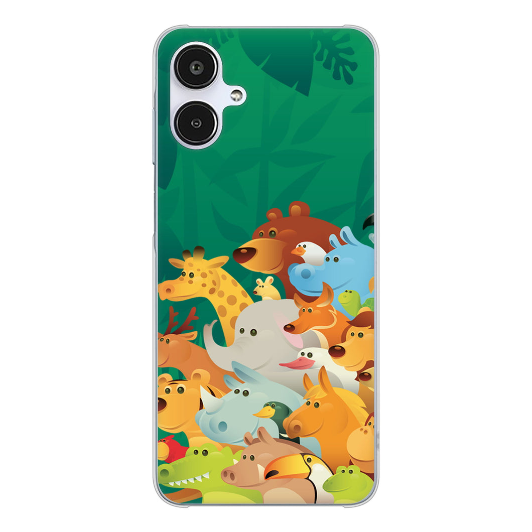 Galaxy A25 5G SCG33 au 高画質仕上げ 背面印刷 ハードケース 【370 全員集合】