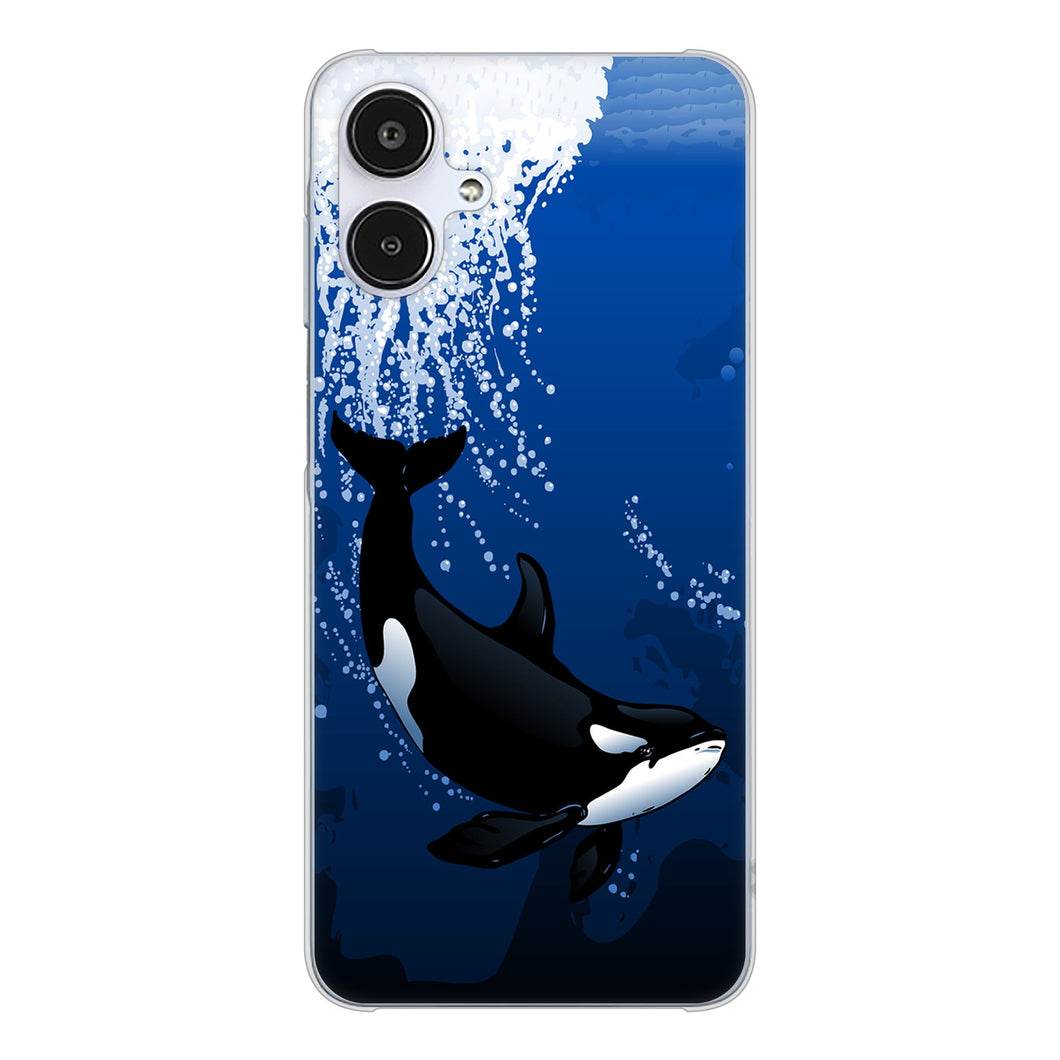 Galaxy A25 5G SCG33 au 高画質仕上げ 背面印刷 ハードケース海の守り神