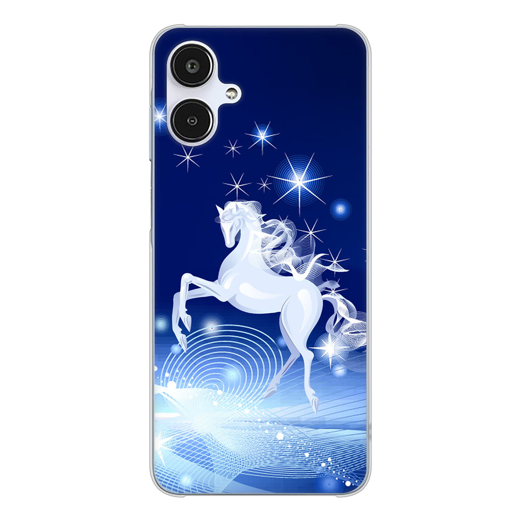 Galaxy A25 5G SCG33 au 高画質仕上げ 背面印刷 ハードケース 【436 ペガサス】