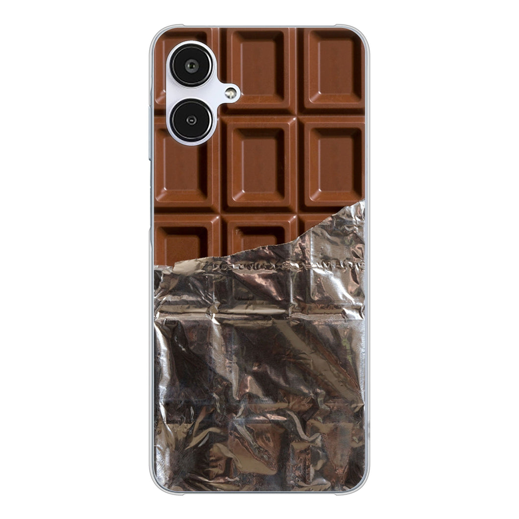 Galaxy A25 5G SCG33 au 高画質仕上げ 背面印刷 ハードケース板チョコ