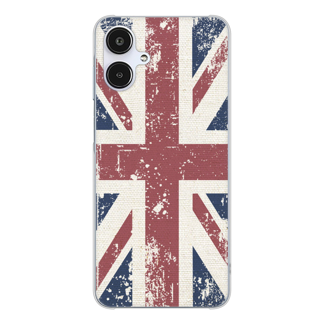Galaxy A25 5G SCG33 au 高画質仕上げ 背面印刷 ハードケースユニオンジャック