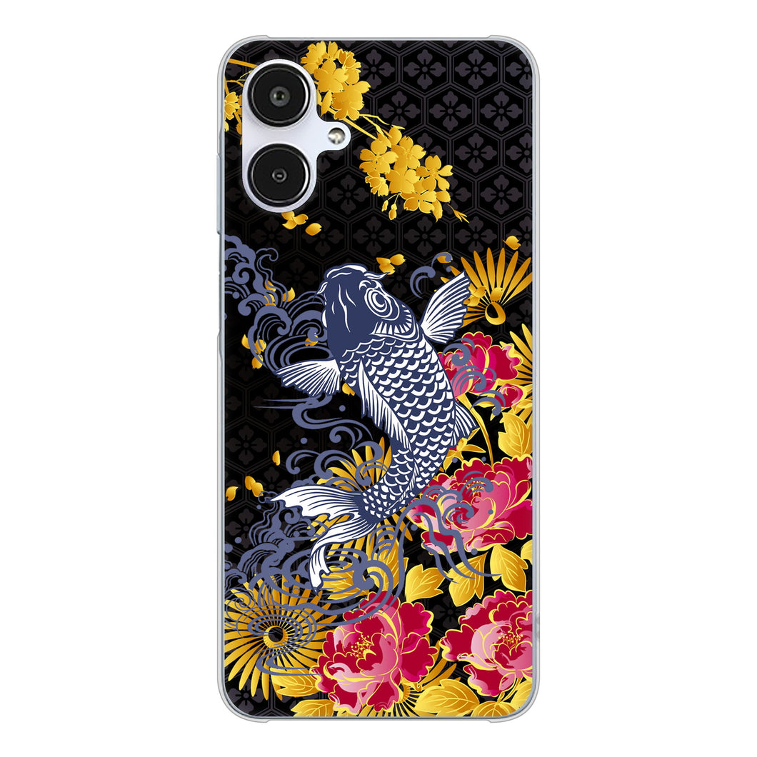 Galaxy A25 5G SCG33 au 高画質仕上げ 背面印刷 ハードケース鯉