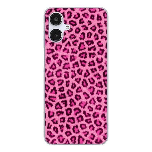 Galaxy A25 5G SCG33 au 高画質仕上げ 背面印刷 ハードケースヒョウ柄ベーシックS