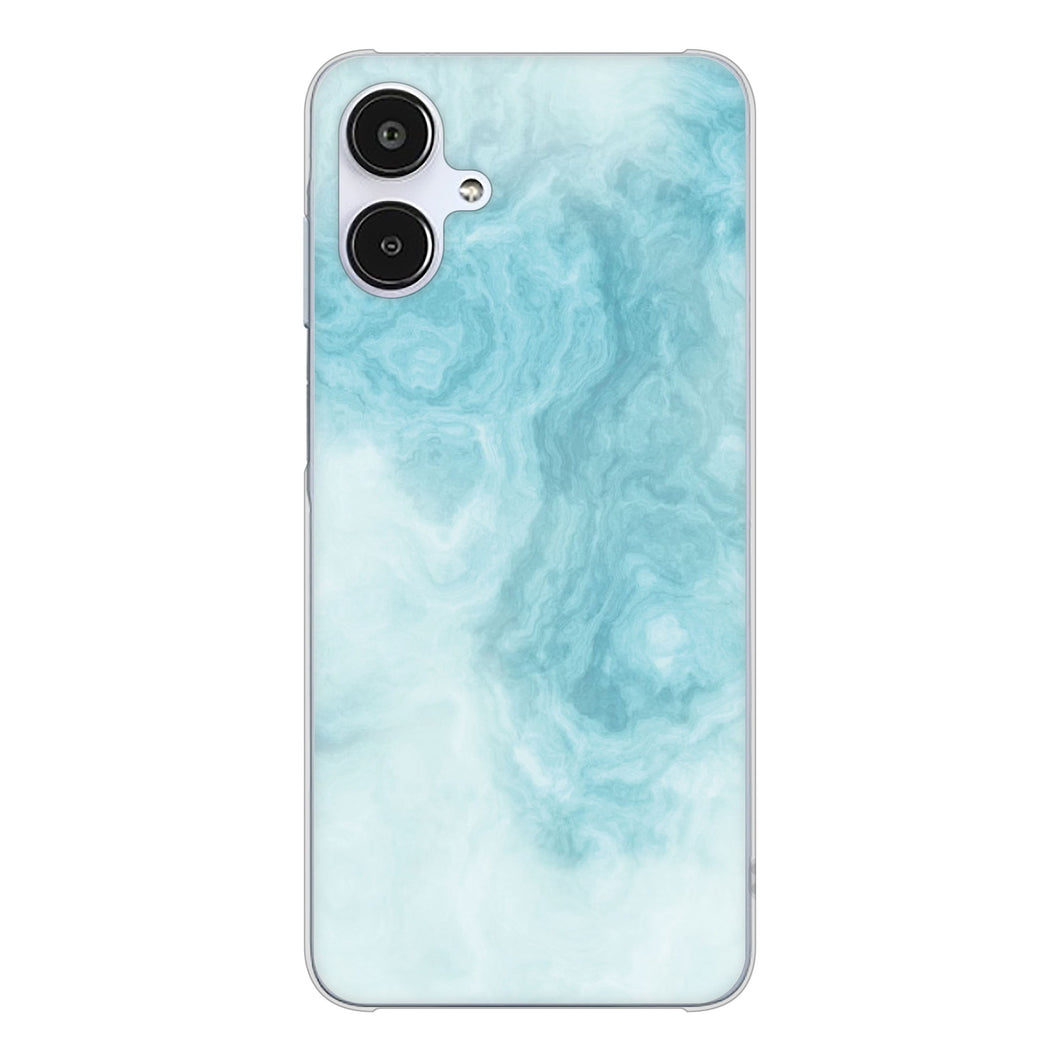 Galaxy A25 5G SCG33 au 高画質仕上げ 背面印刷 ハードケース大理石BK