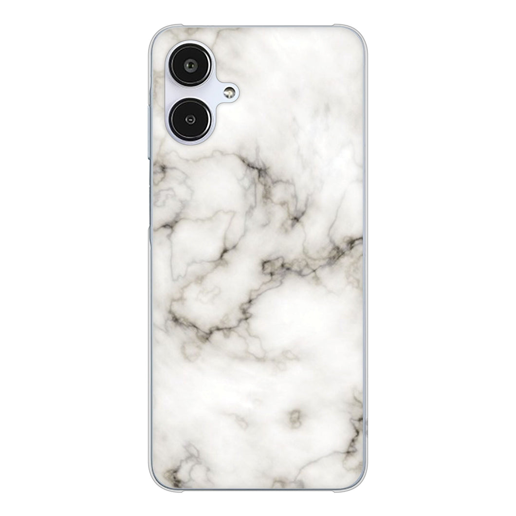 Galaxy A25 5G SCG33 au 高画質仕上げ 背面印刷 ハードケース大理石BK