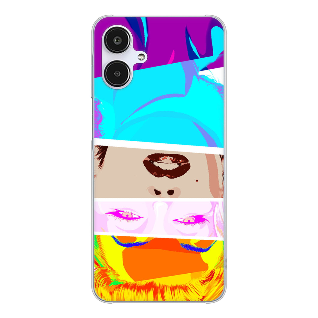 Galaxy A25 5G SCG33 au 高画質仕上げ 背面印刷 ハードケースマリリンモンローデザイン