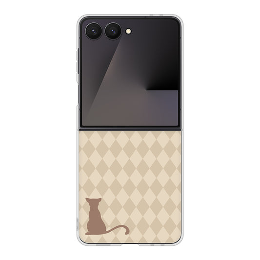 Galaxy Z Flip7 SCG35 au 高画質仕上げ 背面印刷 ハードケース 【516 ワラビー】