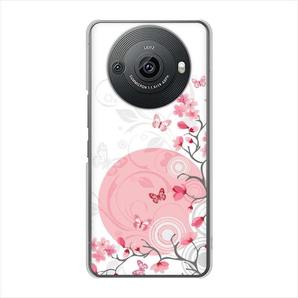 AQUOS R8 pro SH-51D docomo 高画質仕上げ 背面印刷 ハードケースバタフライ