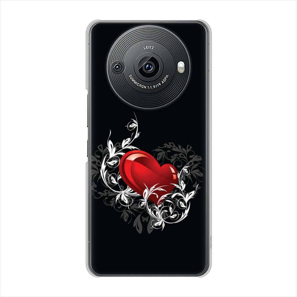 AQUOS R8 pro SH-51D docomo 高画質仕上げ 背面印刷 ハードケースきらめきハート