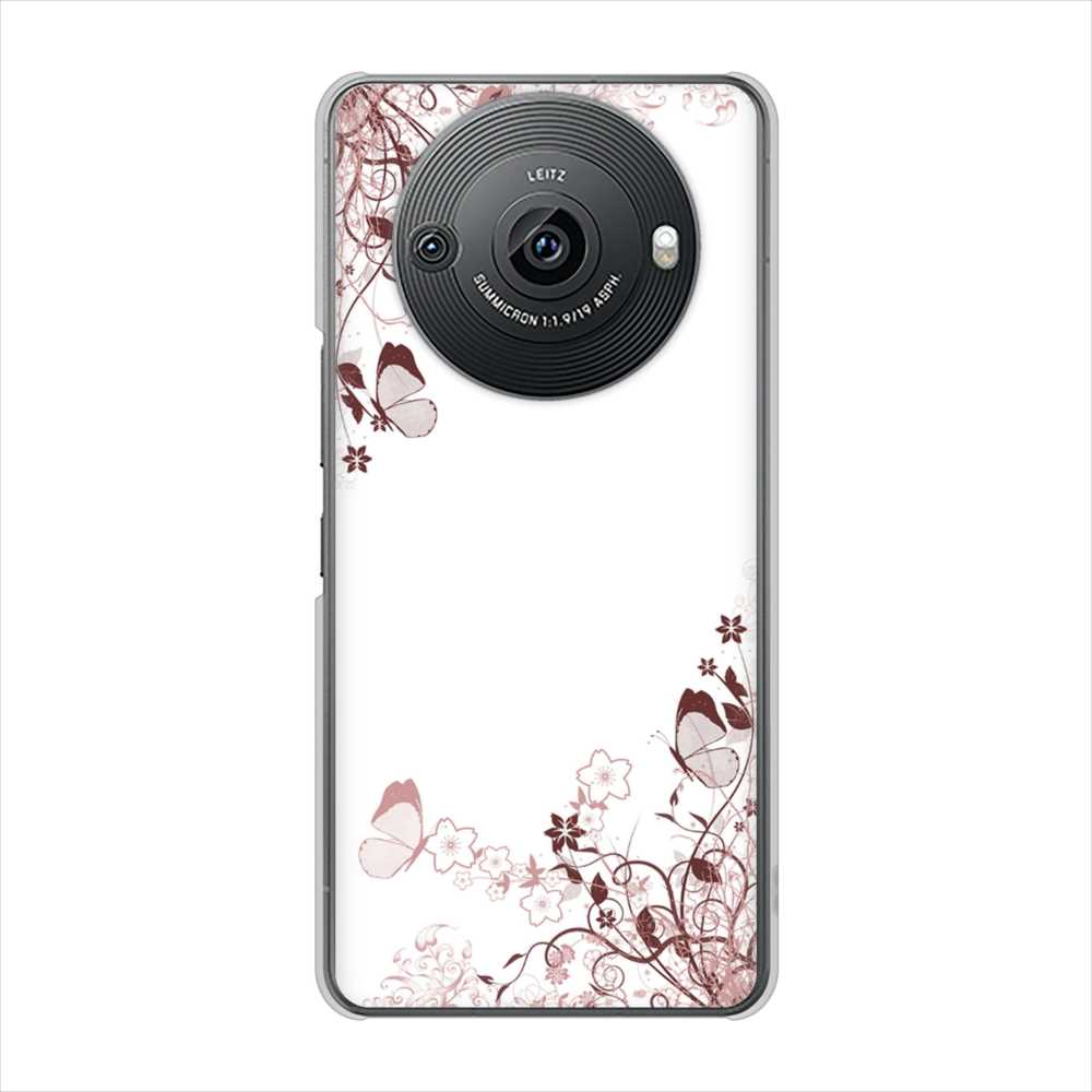 AQUOS R8 pro SH-51D docomo 高画質仕上げ 背面印刷 ハードケースバタフライ