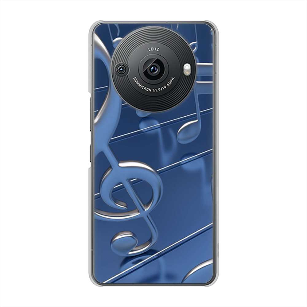 AQUOS R8 pro SH-51D docomo 高画質仕上げ 背面印刷 ハードケース音符