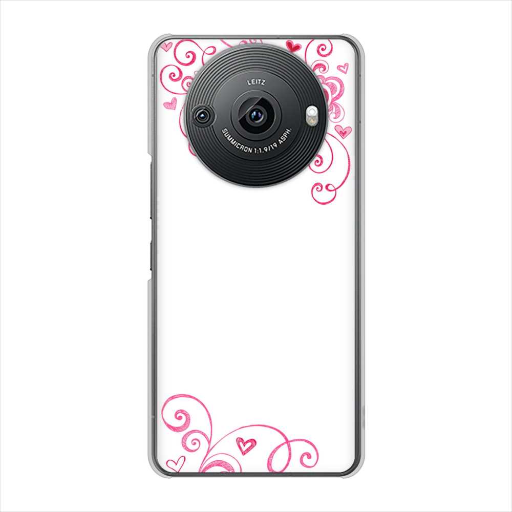 AQUOS R8 pro SH-51D docomo 高画質仕上げ 背面印刷 ハードケースプリティハート