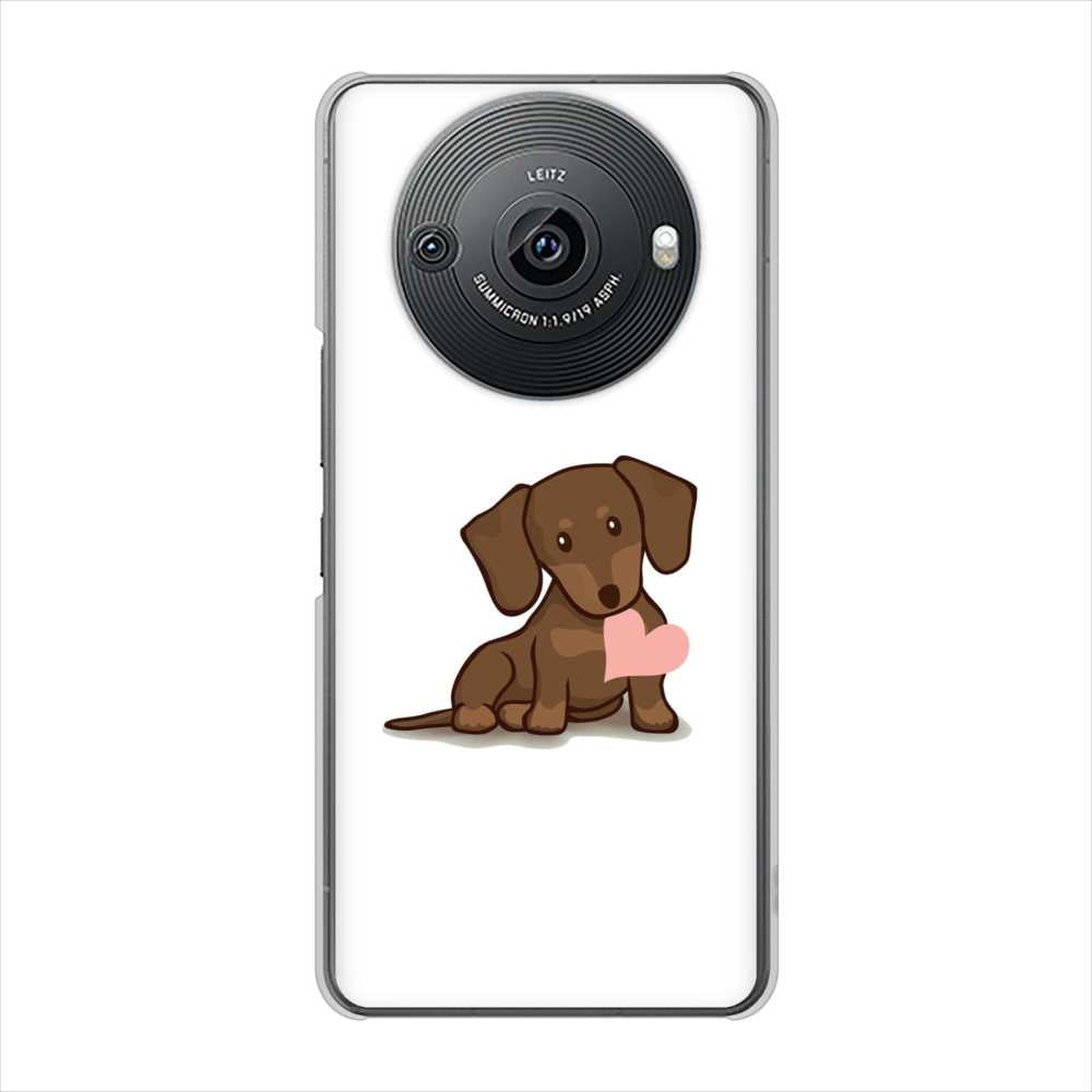 AQUOS R8 pro SH-51D docomo 高画質仕上げ 背面印刷 ハードケース 【394 I love ダックス】