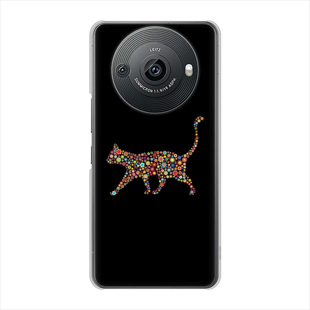 AQUOS R8 pro SH-51D docomo 高画質仕上げ 背面印刷 ハードケース 【406 カラフルキャット】