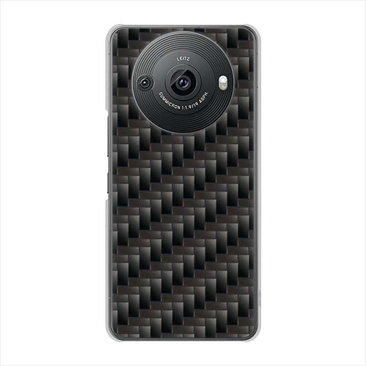 AQUOS R8 pro SH-51D docomo 高画質仕上げ 背面印刷 ハードケース 【461 カーボン】