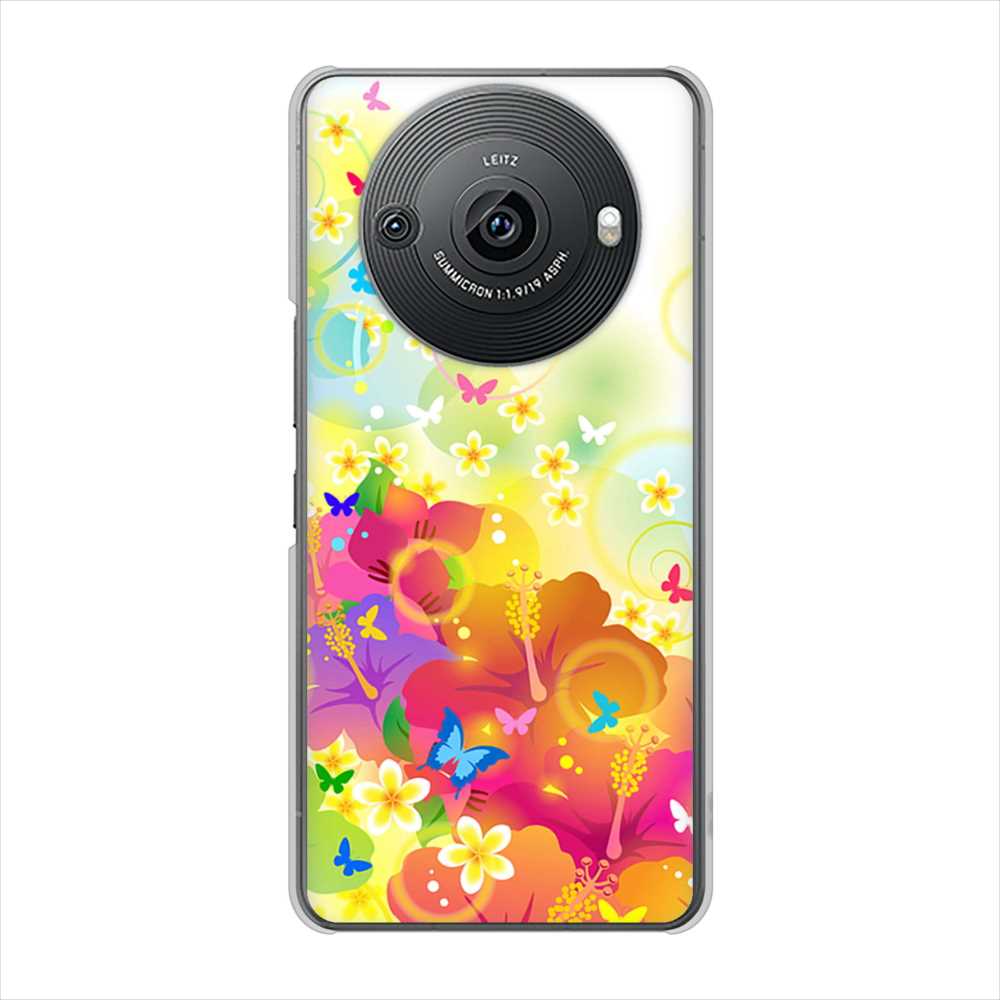 AQUOS R8 pro SH-51D docomo 高画質仕上げ 背面印刷 ハードケースバタフライ