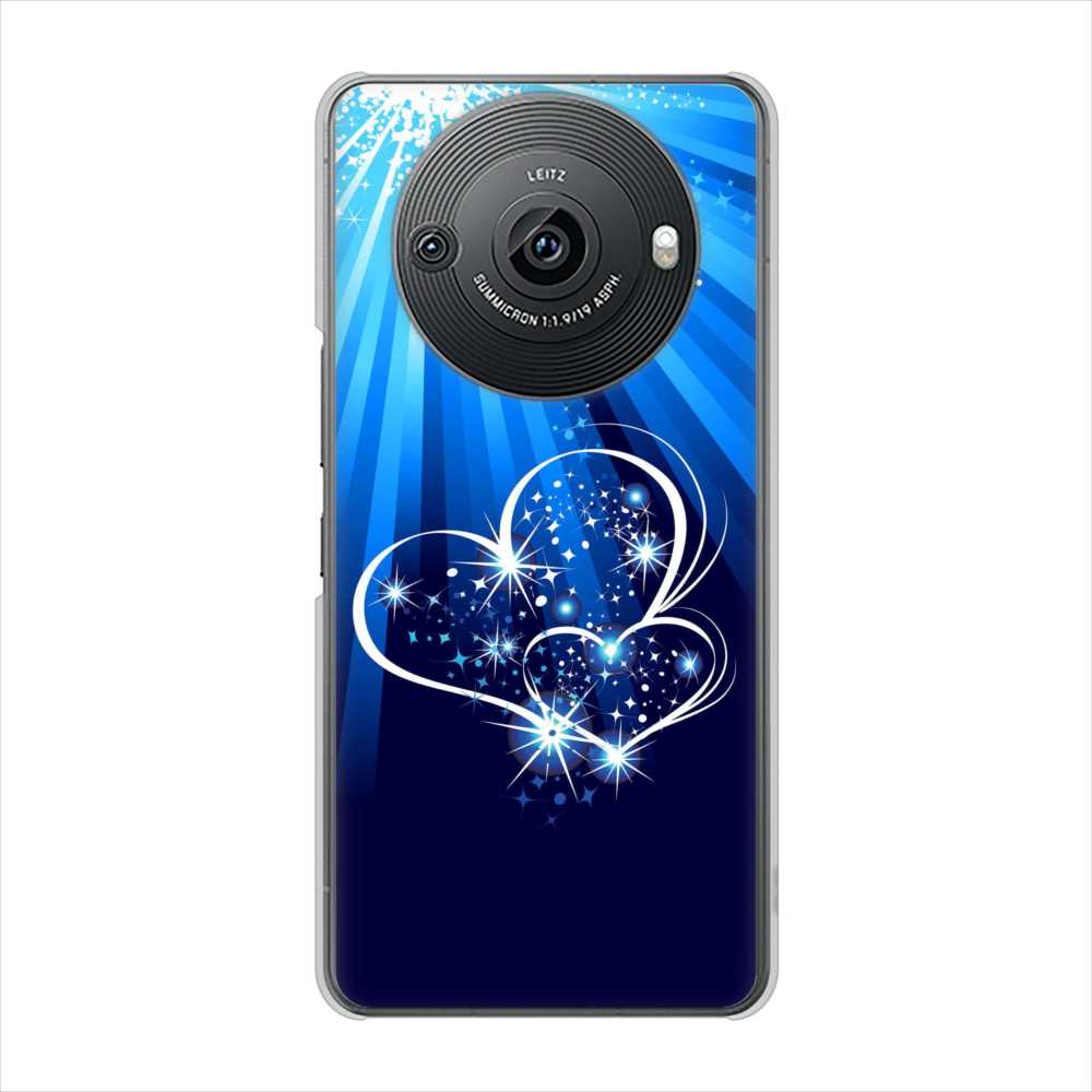 AQUOS R8 pro SH-51D docomo 高画質仕上げ 背面印刷 ハードケースきらめきハート