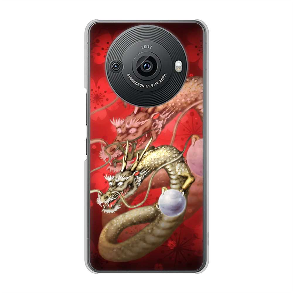 AQUOS R8 pro SH-51D docomo 高画質仕上げ 背面印刷 ハードケース龍