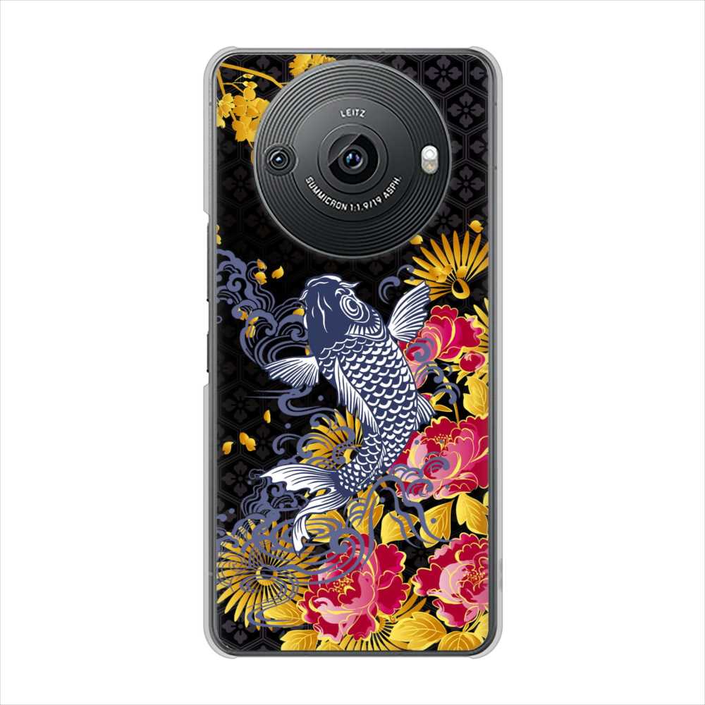 AQUOS R8 pro SH-51D docomo 高画質仕上げ 背面印刷 ハードケース鯉