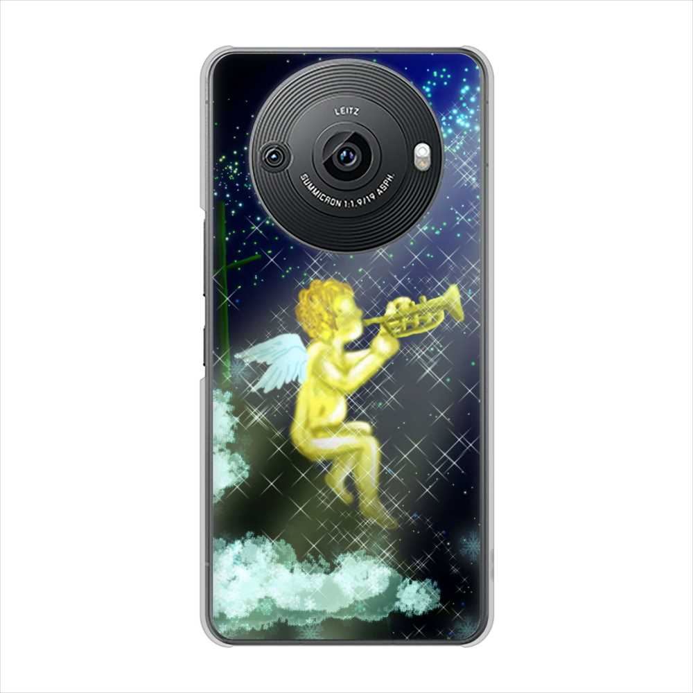 AQUOS R8 pro SH-51D docomo 高画質仕上げ 背面印刷 ハードケース 【1248 天使の演奏】