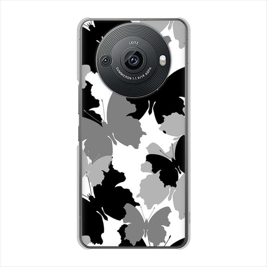 AQUOS R8 pro SH-51D docomo 高画質仕上げ 背面印刷 ハードケース 【1336 夜の蝶】