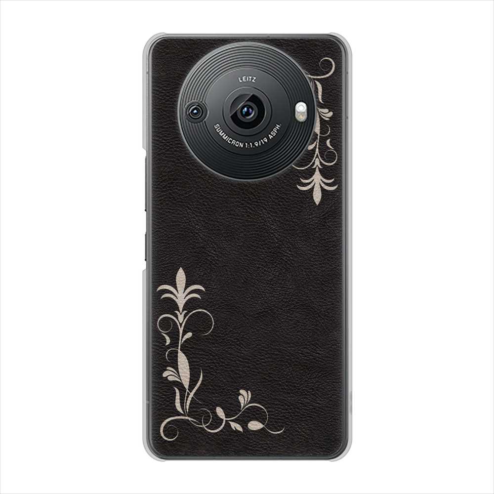 AQUOS R8 pro SH-51D docomo 高画質仕上げ 背面印刷 ハードケース 【EK825 レザー風グラスフレーム】