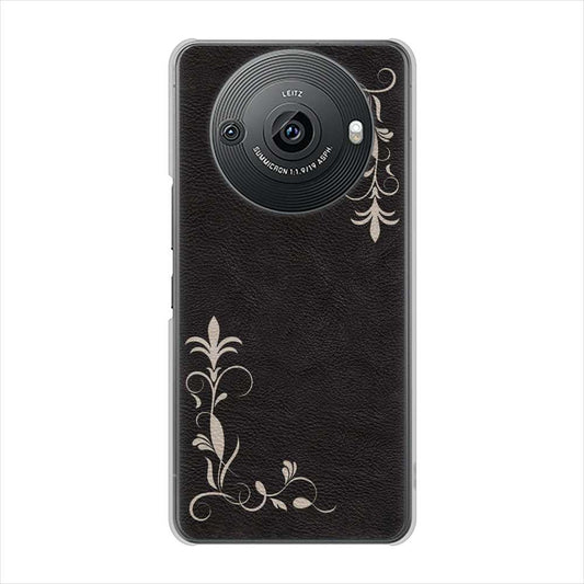 AQUOS R8 pro SH-51D docomo 高画質仕上げ 背面印刷 ハードケース 【EK825 レザー風グラスフレーム】