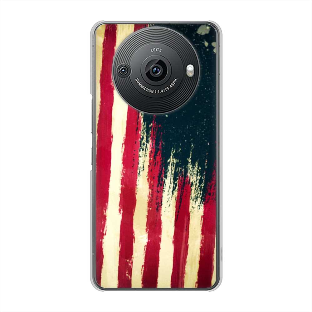 AQUOS R8 pro SH-51D docomo 高画質仕上げ 背面印刷 ハードケース 【MI805 ヴィンテージアメリカ】