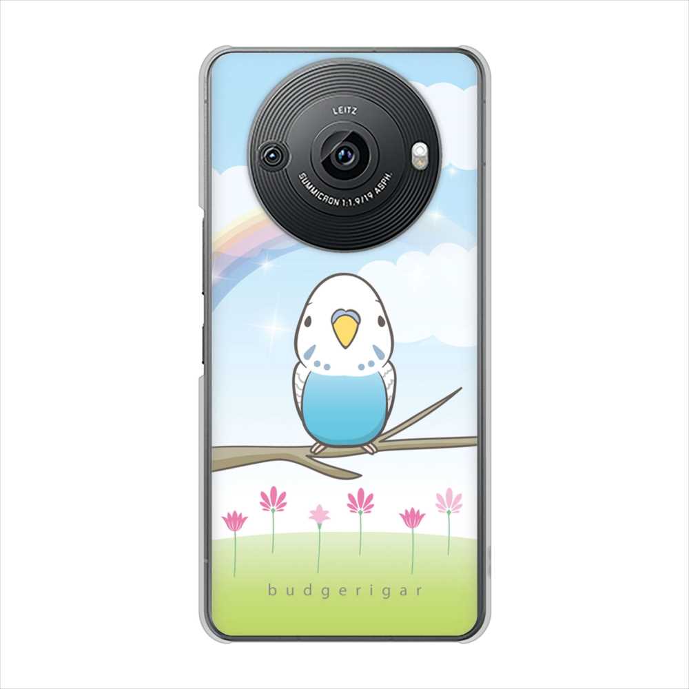 AQUOS R8 pro SH-51D docomo 高画質仕上げ 背面印刷 ハードケースセキセイインコ