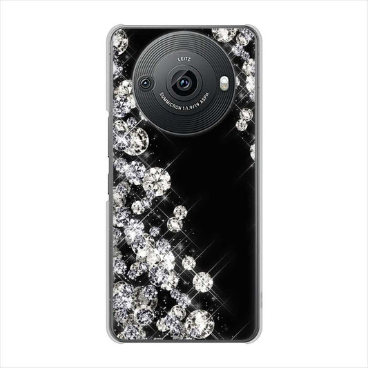 AQUOS R8 pro SH-51D docomo 高画質仕上げ 背面印刷 ハードケース 【VA871 ダイヤモンドフレーム】