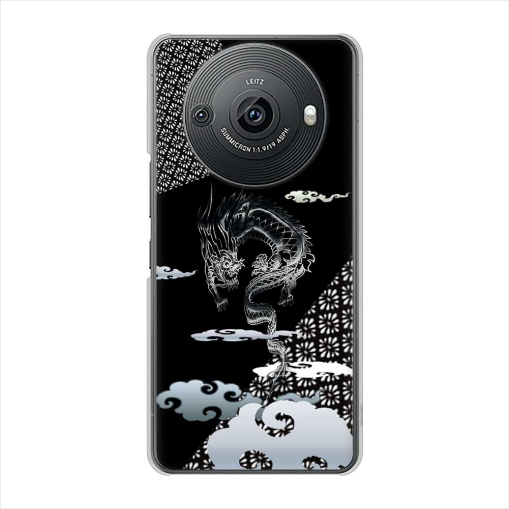 AQUOS R8 pro SH-51D docomo 高画質仕上げ 背面印刷 ハードケース雲竜