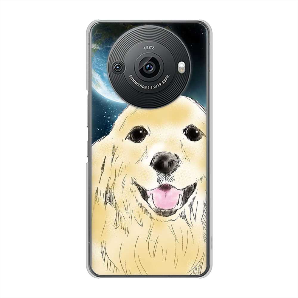 AQUOS R8 pro SH-51D docomo 高画質仕上げ 背面印刷 ハードケースゴールデンレトリバー