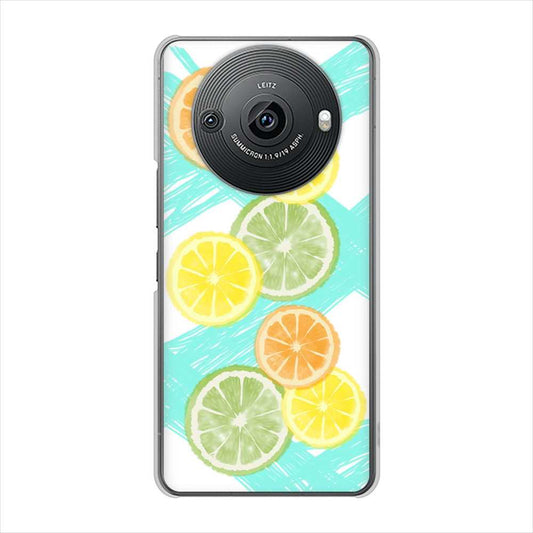 AQUOS R8 pro SH-51D docomo 高画質仕上げ 背面印刷 ハードケース 【YJ183 オレンジライム】