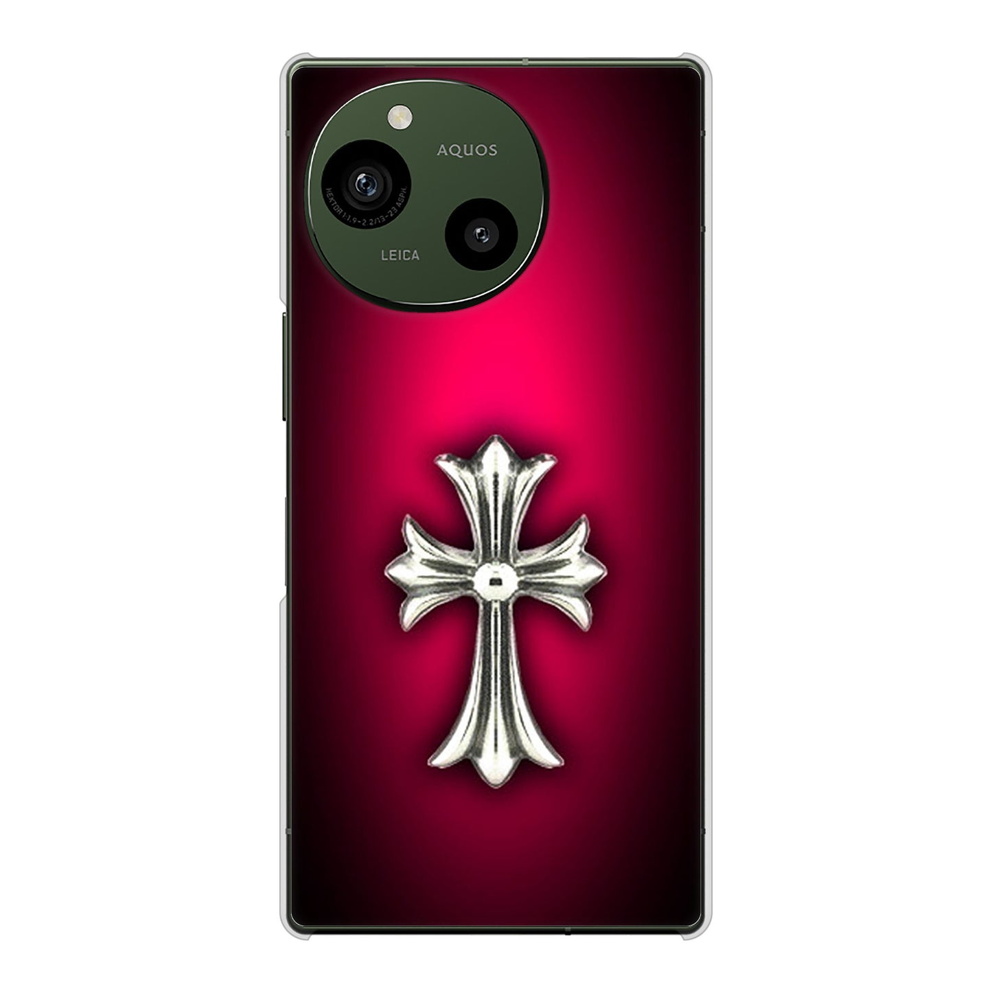 AQUOS R9 SH-51E docomo 高画質仕上げ 背面印刷 ハードケースクロス